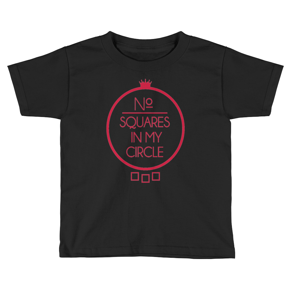 No Squares In My Circle© Toddler/Red