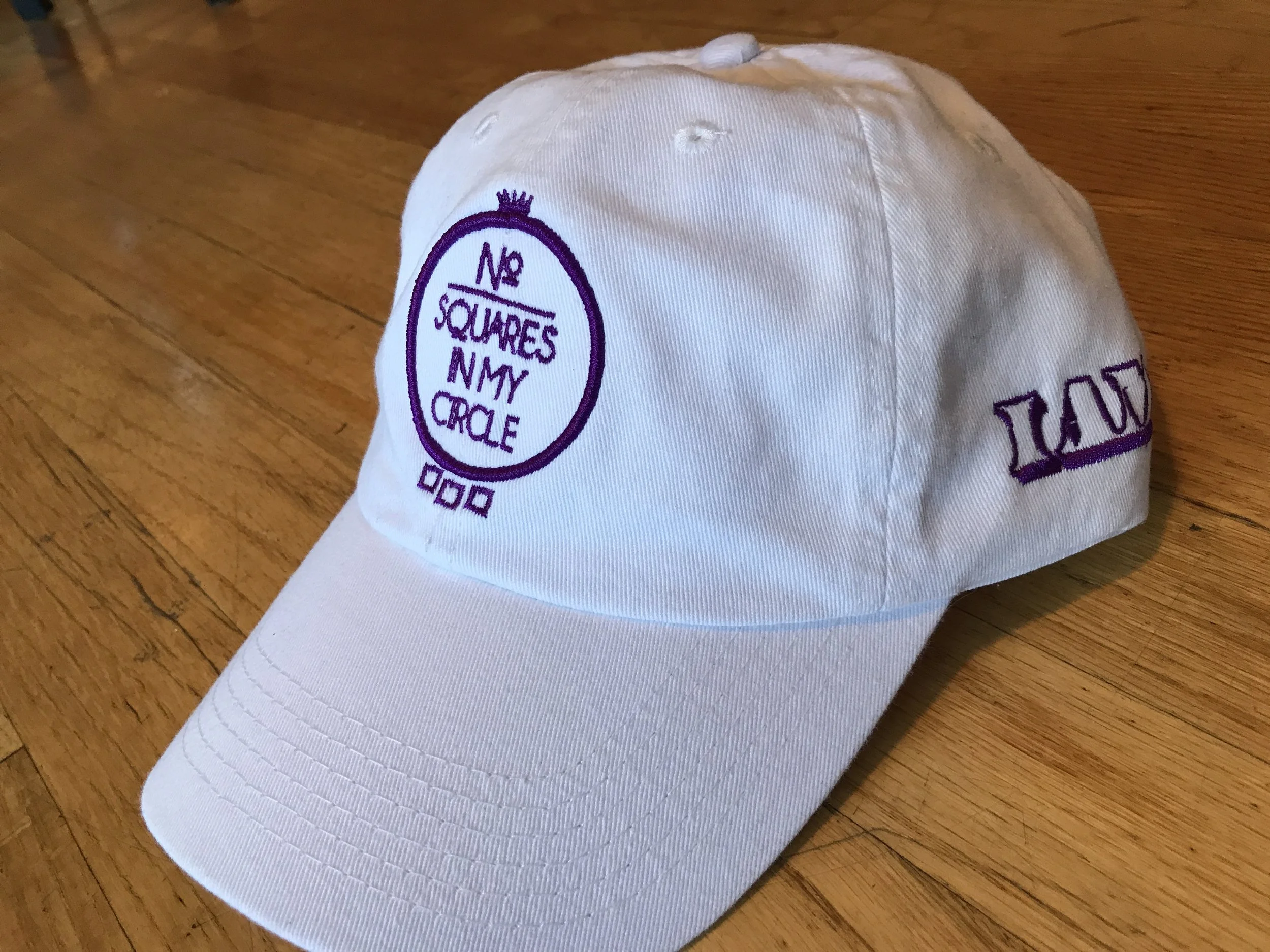NoSIMC® White Dadcap w/Purple