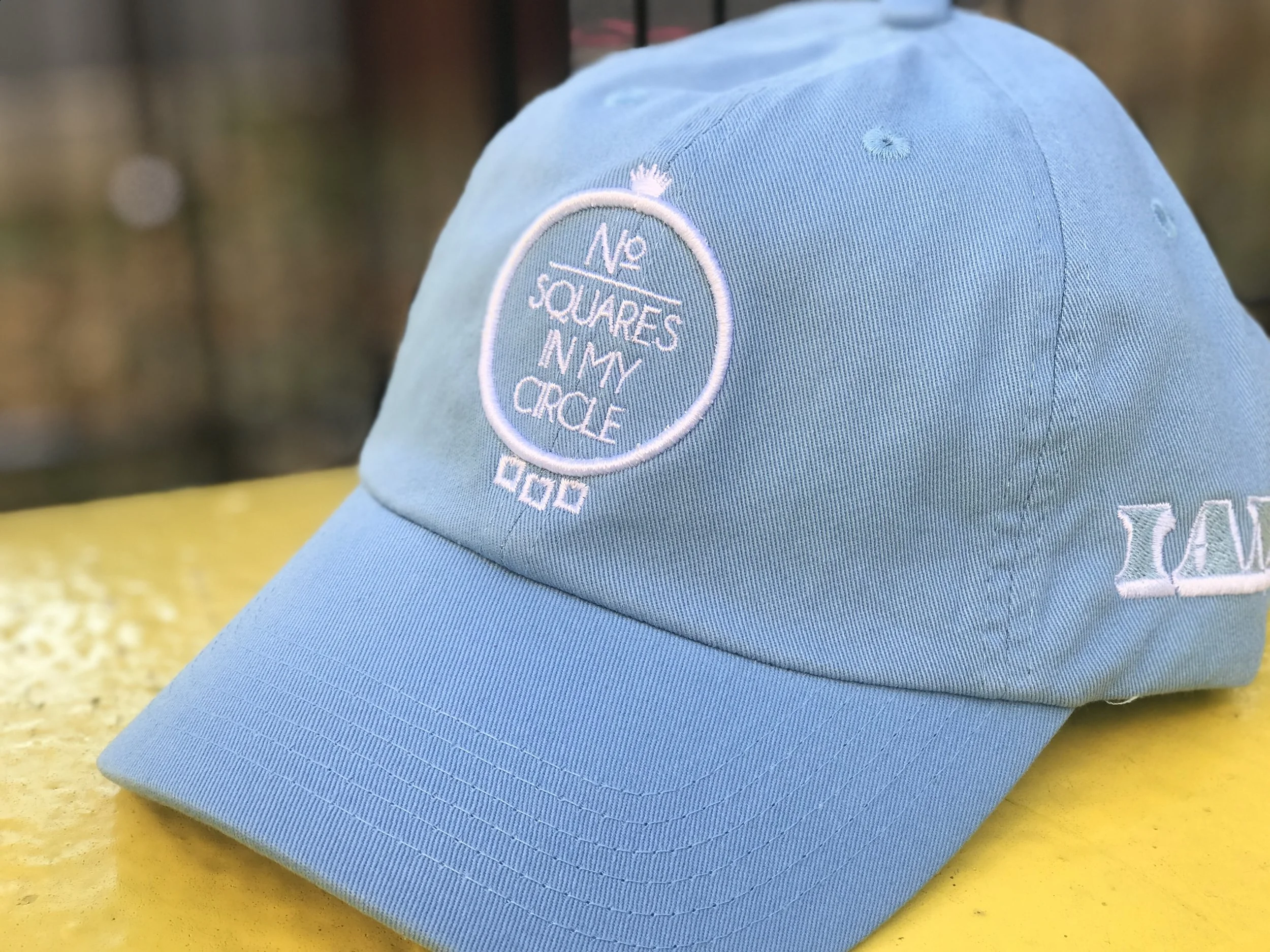 NoSIMC® Light Blue Dadcap w/ White