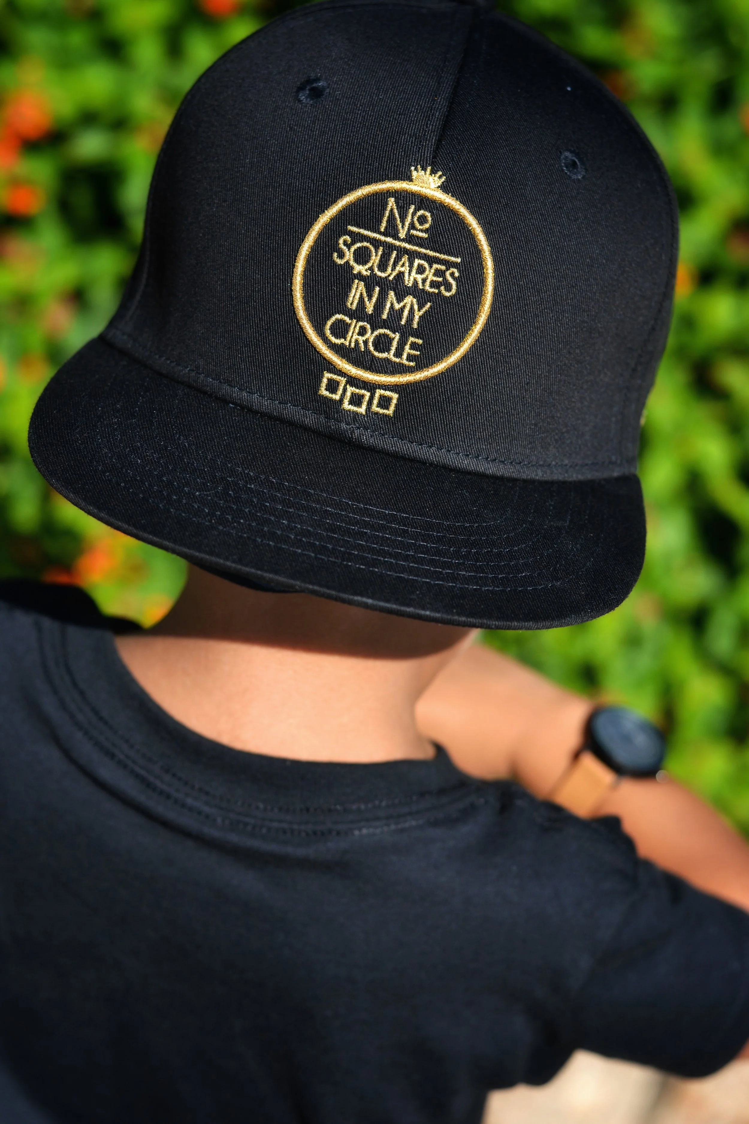 No Squares In My Circle© Blk/Gold