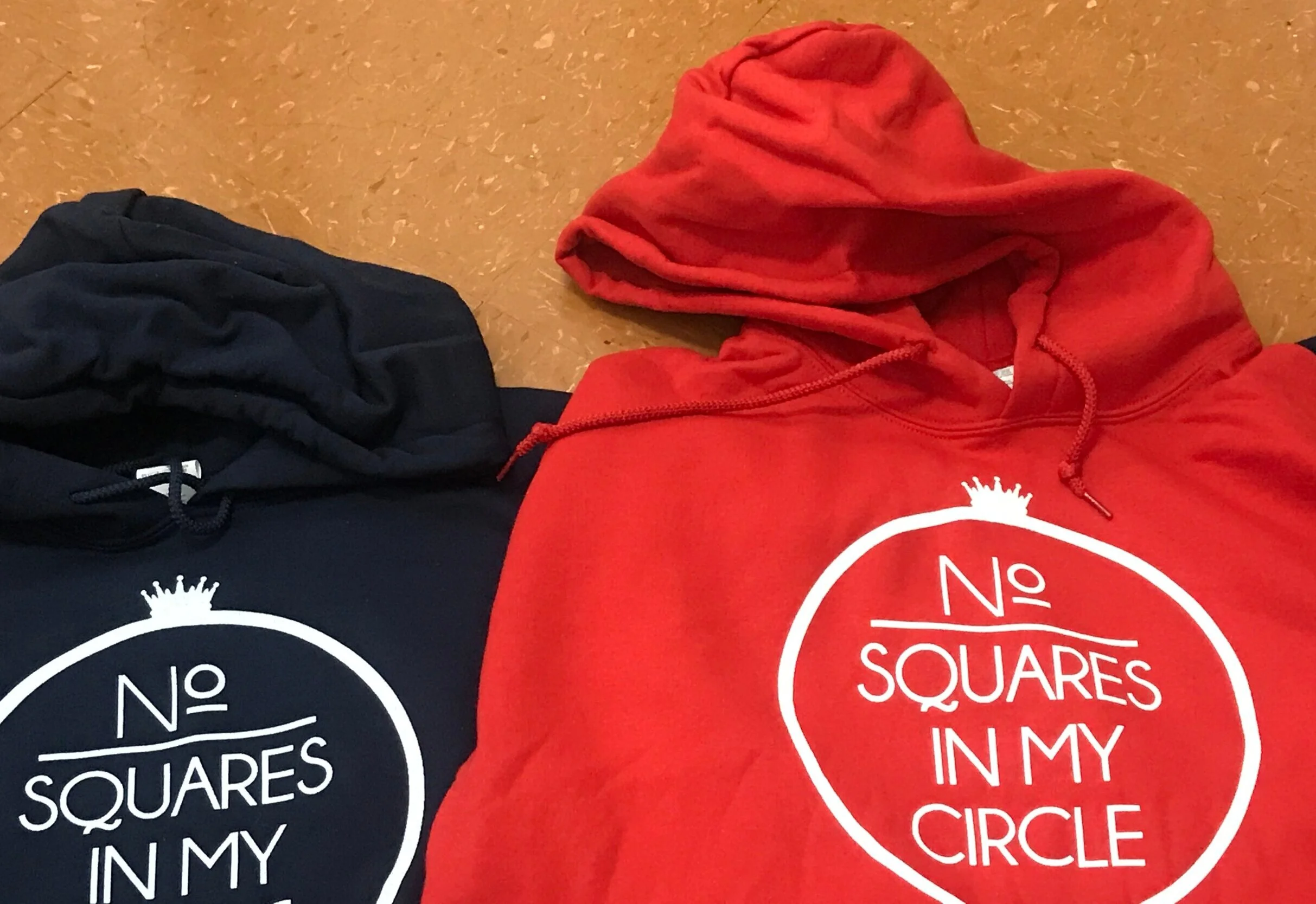 No Squares In My Circle© Hoodies 