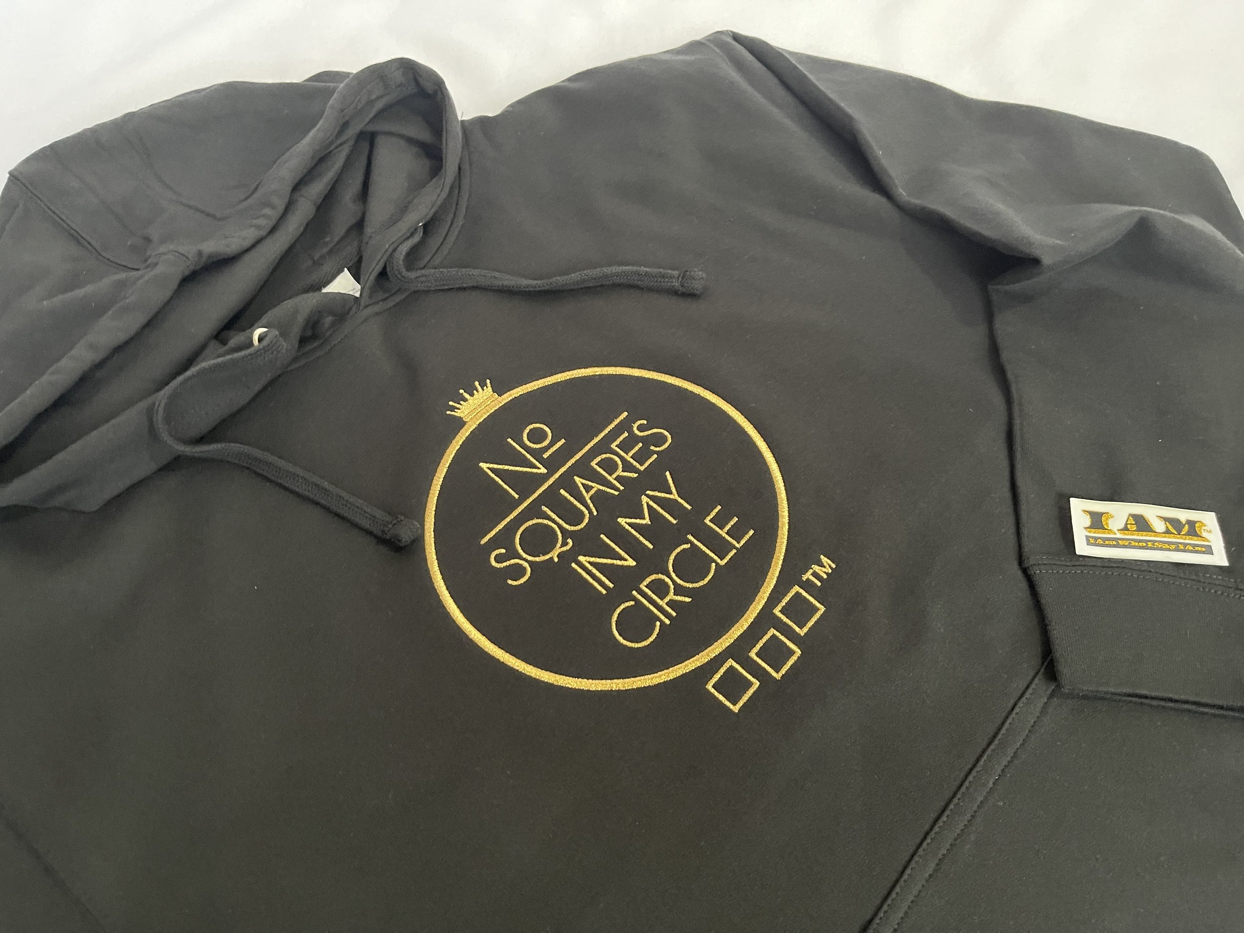 No Squares In My Circle™ Gold Embroidery 