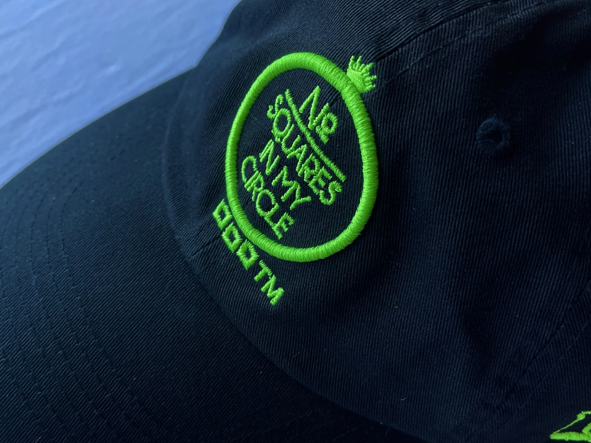 NoSIMC® Black Dadcap w/ Neon Green