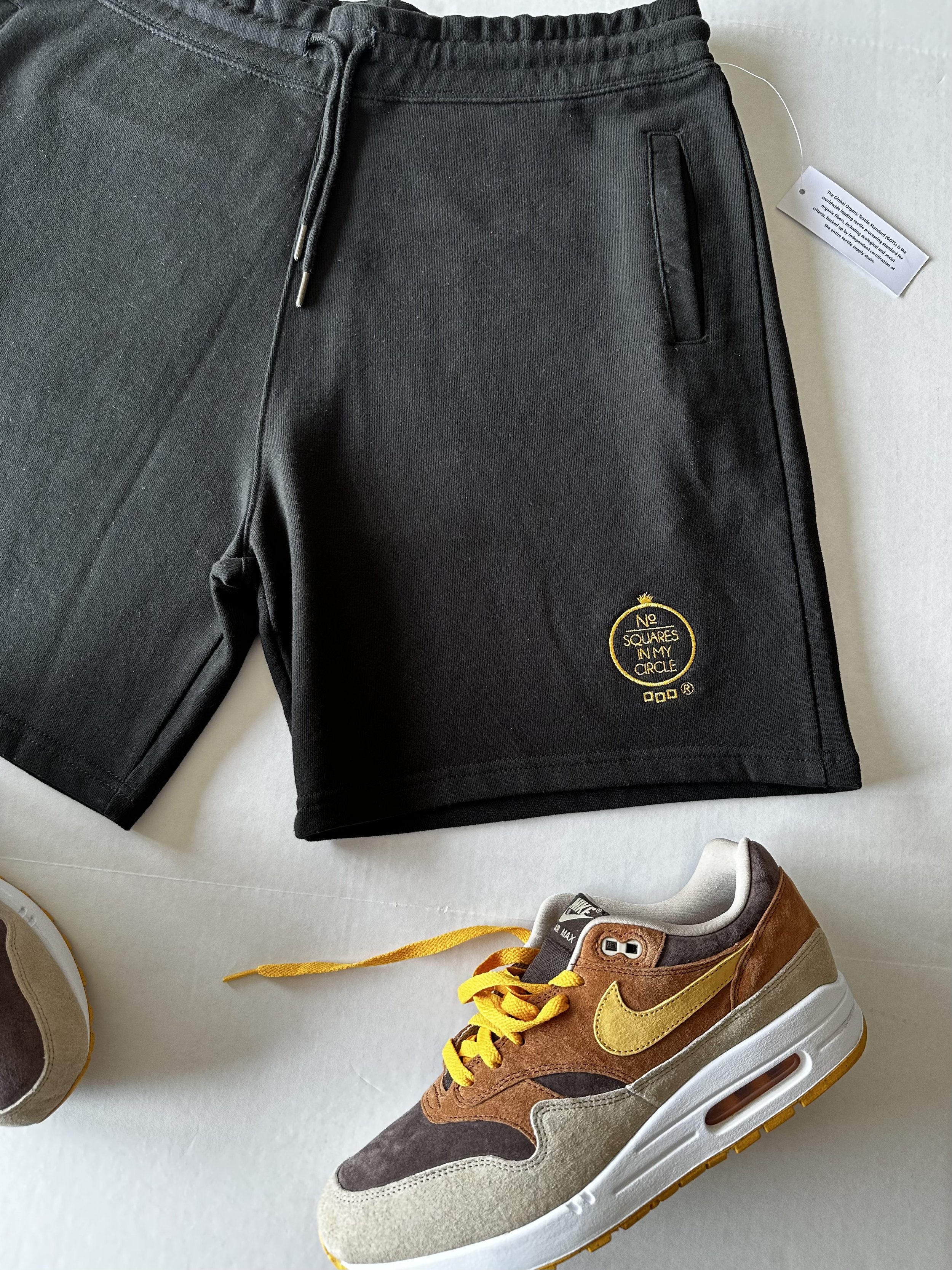 NoSIMC® Black Sweatshorts
