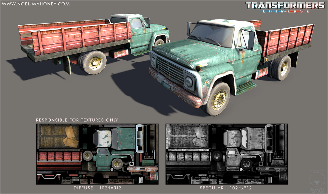 Retextured Truck (not responsible for Modelling)
