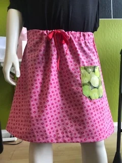 Drawstring Skirt with Pocket