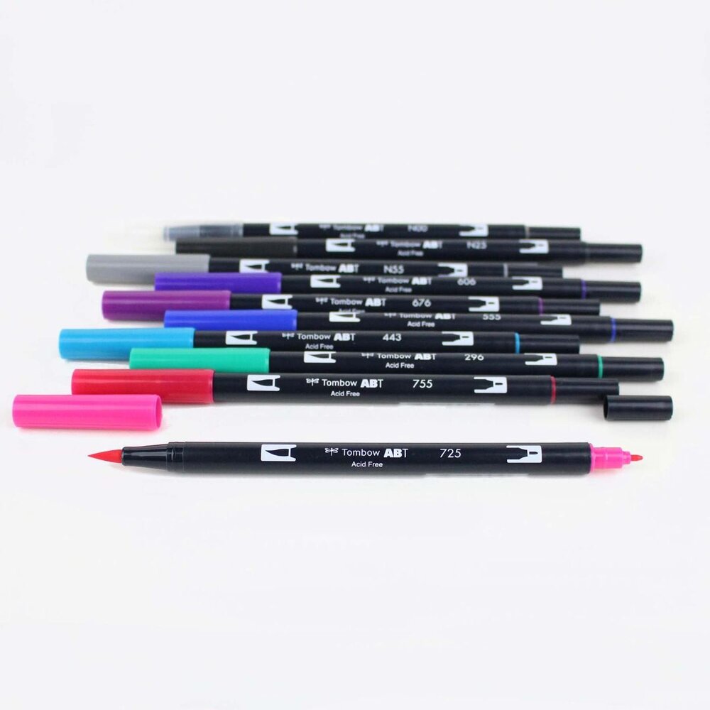 Tombow ABT Dual Brush Pen Set of 12