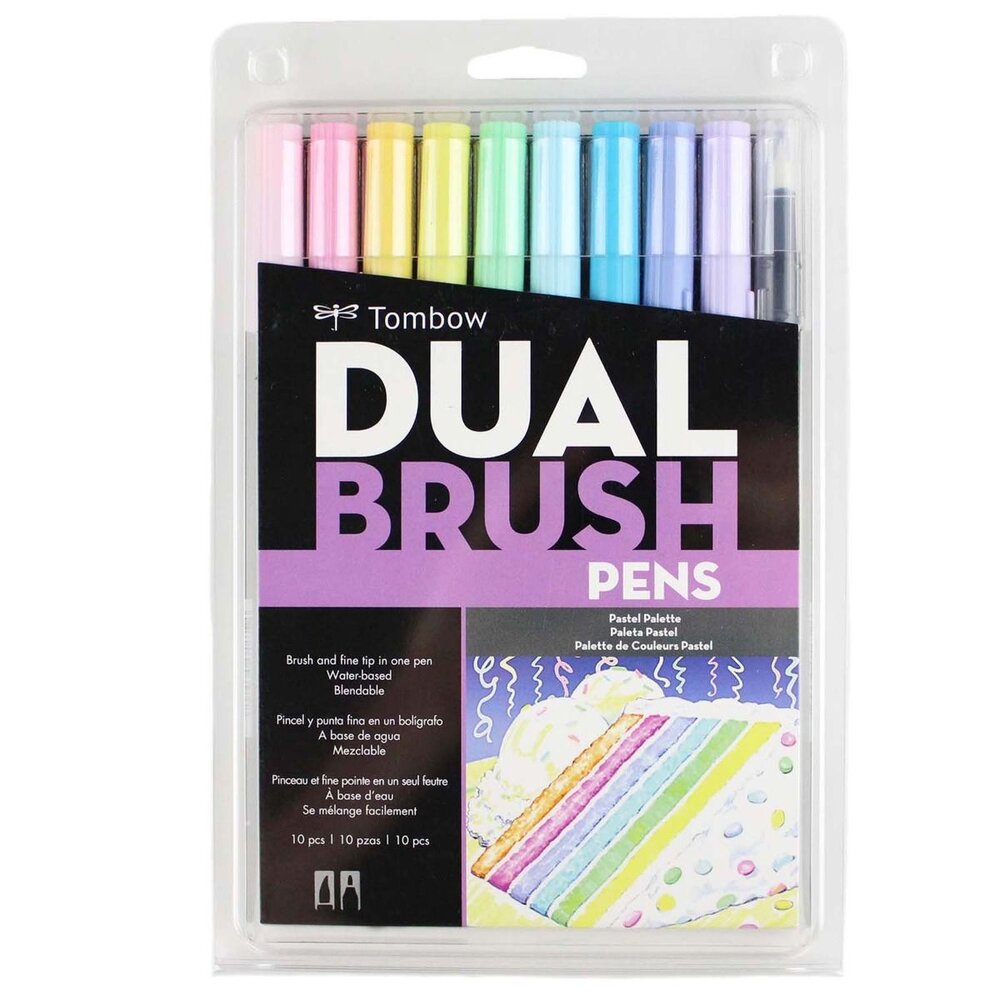 Tombow Dual Brush Marker Set - Pastels — Camp Fashionista
