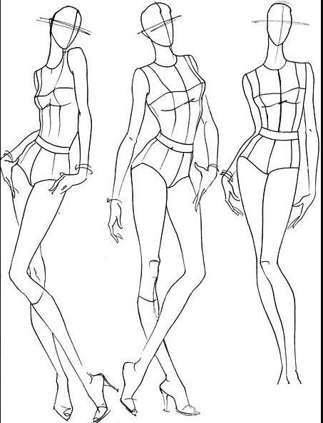 9 Head Fashion Figure Drawing June 21 25 Half Day Am Camp Fashionista