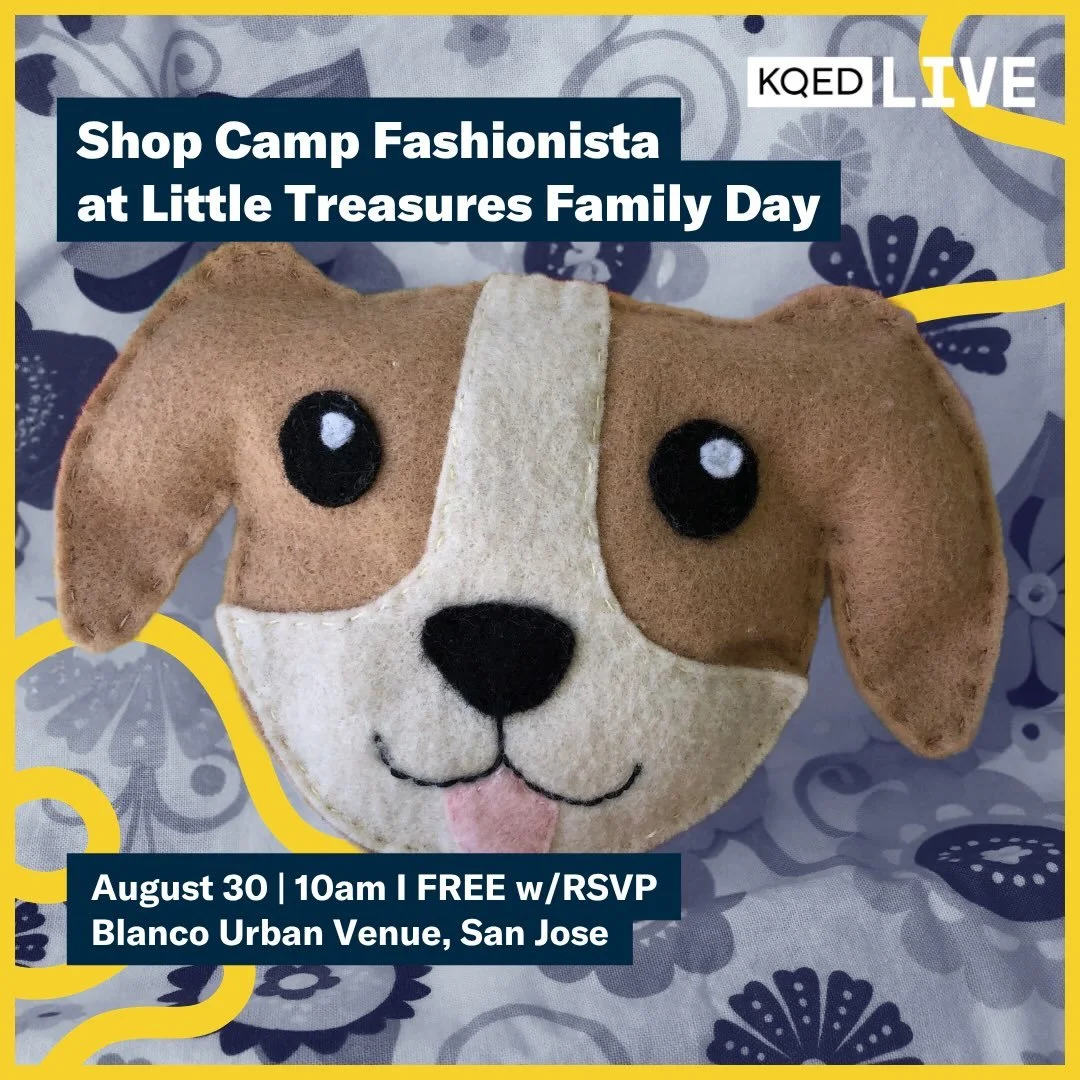 Join Camp Fashionista for a free hand sewing event this Saturday 10am-2pm in Downtown San Jose!

Refresh back-to-school wardrobes and connect with your community at this joyful gathering at
San Pedro Market, in partnership with MOTHER Mag. Browse cur
