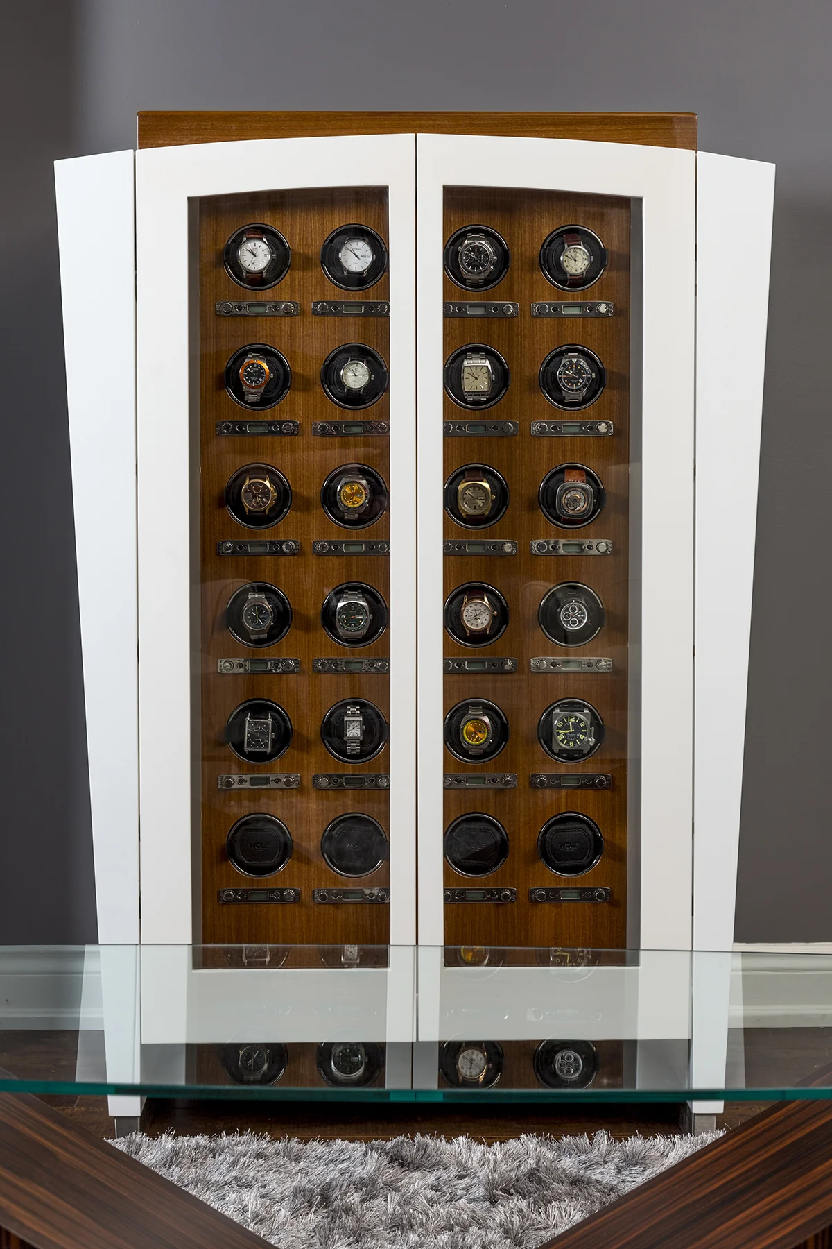 Diego - Yacht White/Afrormosia