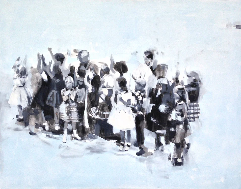  Roll Call. oil on canvas. 28" x 36". 2014. sold. 