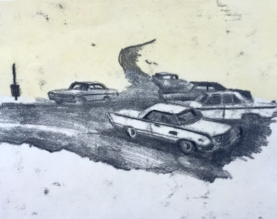  View Point. trace monotype. 2014. 