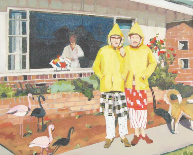  Present Posing Portrait 1967. oil on canvas. 16" x 20". 2012. sold.&nbsp; 