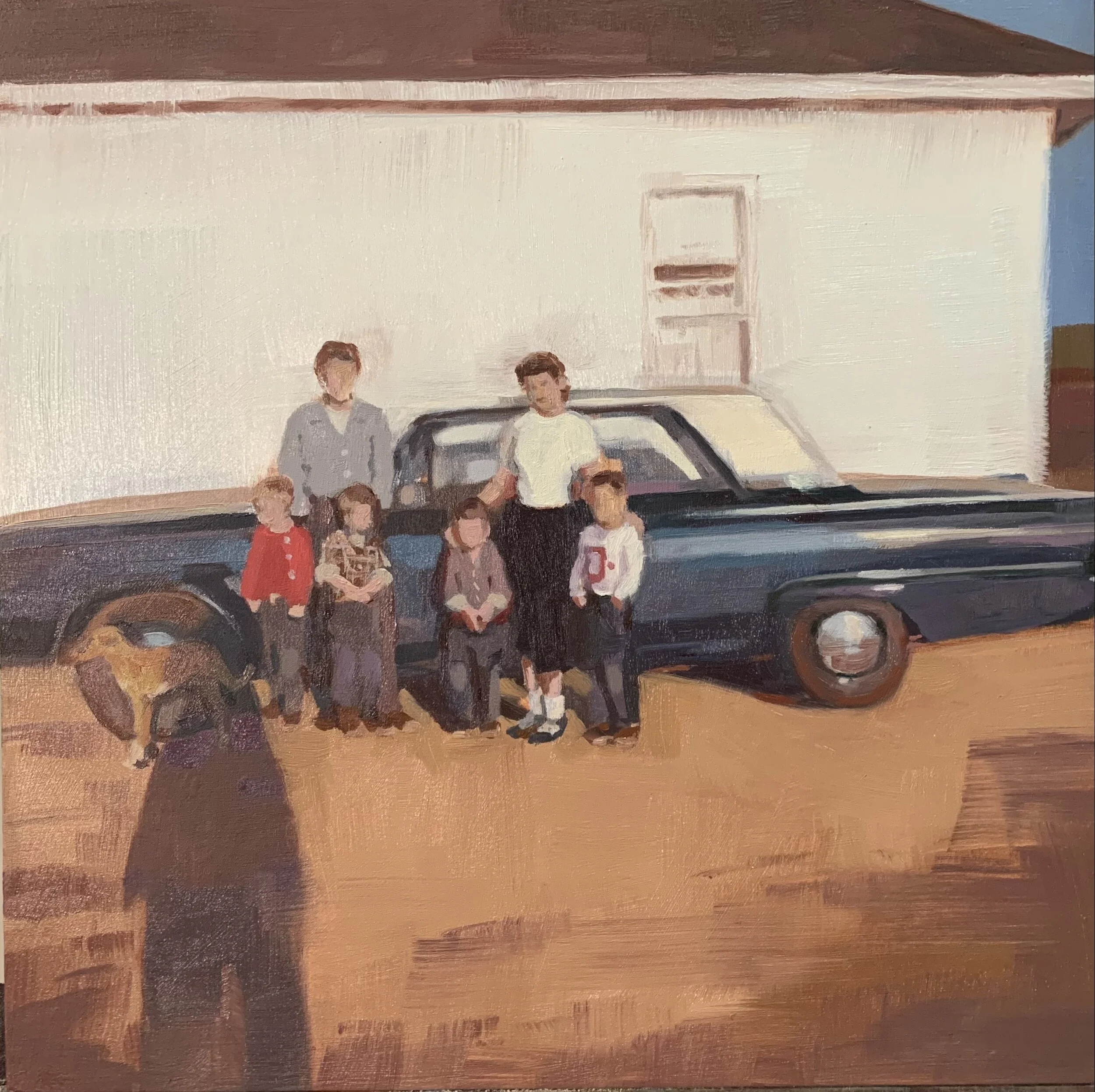  Outside Willoughby. oil on panel. 10”x10”. 2021 