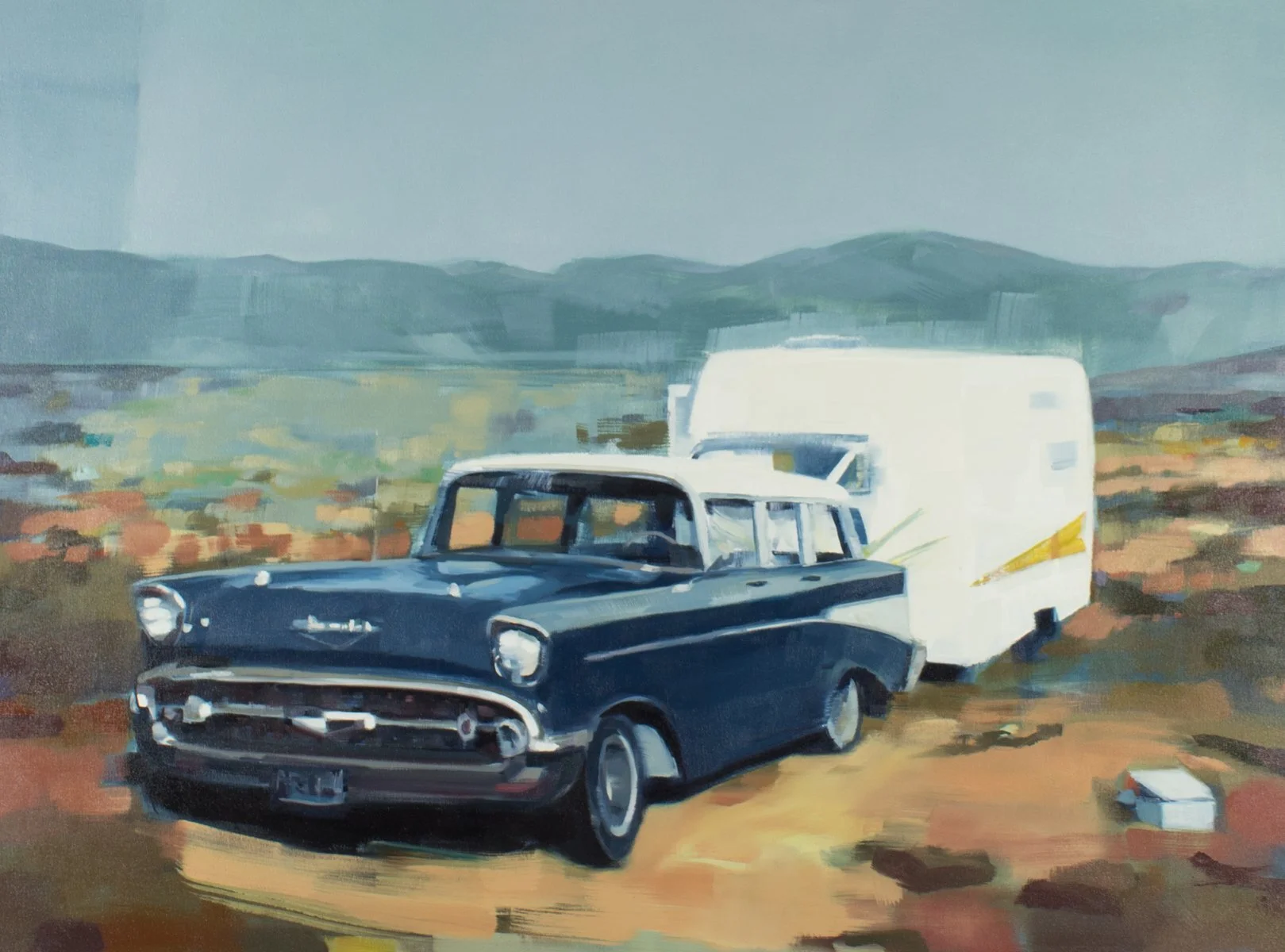  On the Outskirts. oil on canvas. 40”x50”. 2018. 