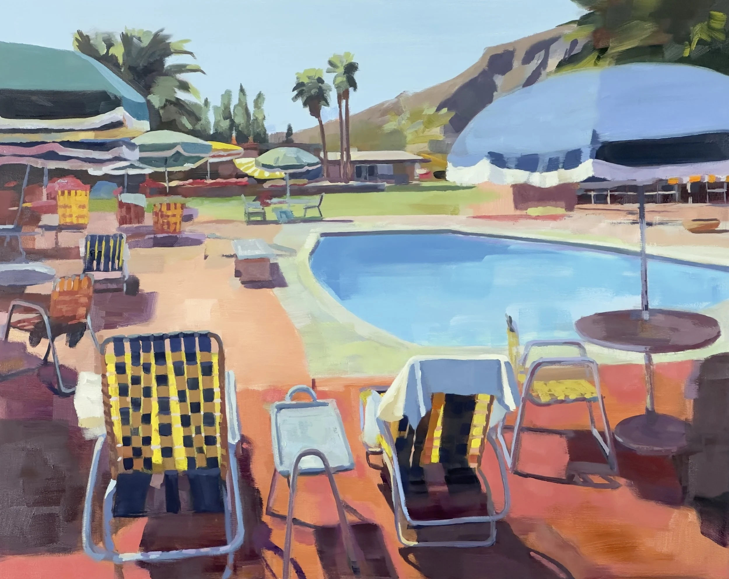  Happy Hours, oil on canvas, oil on canvas, 32”x40” 2023 sold 