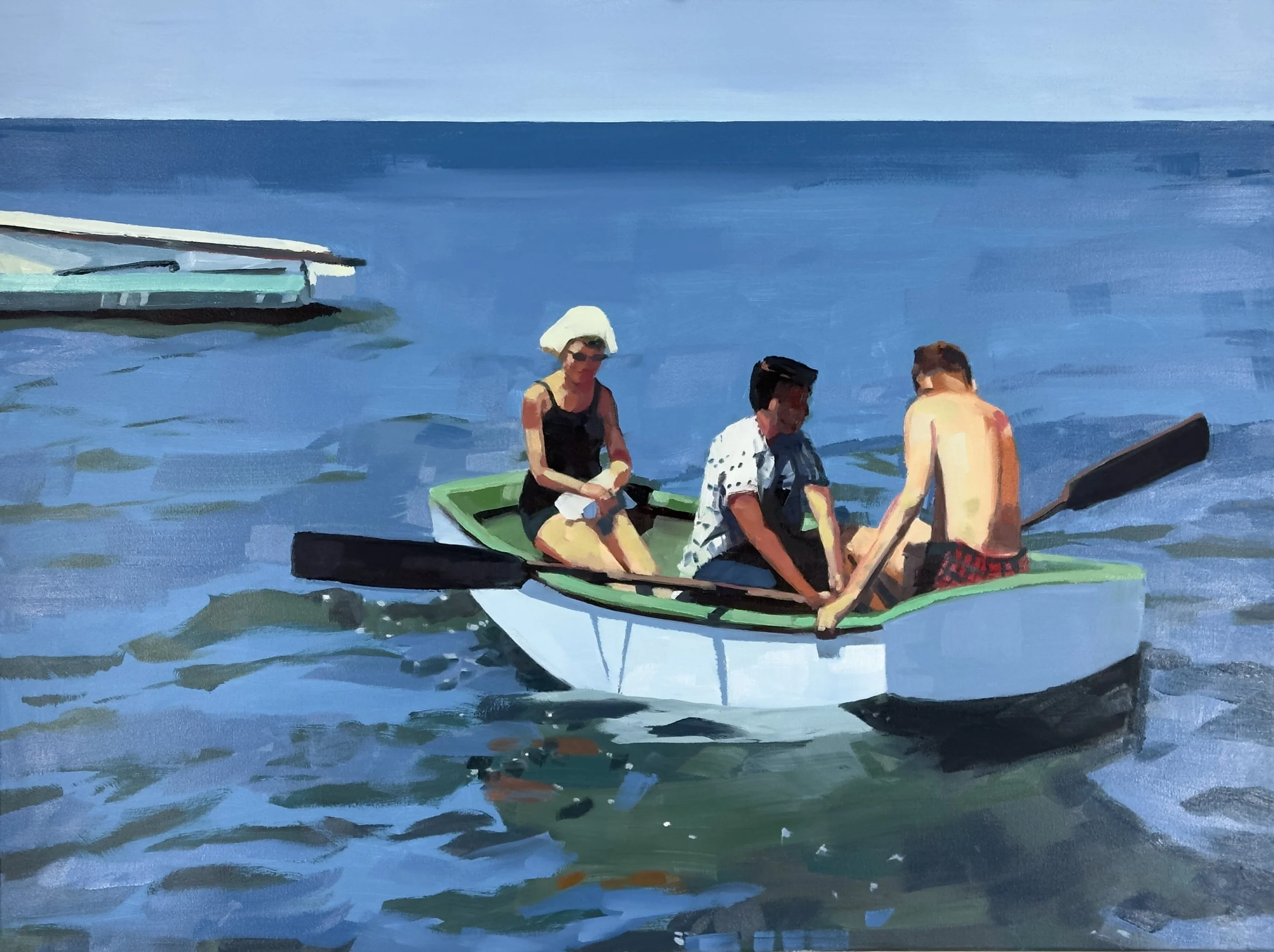  Outbound, 36”x48”, oil on canvas, 2024 sold 