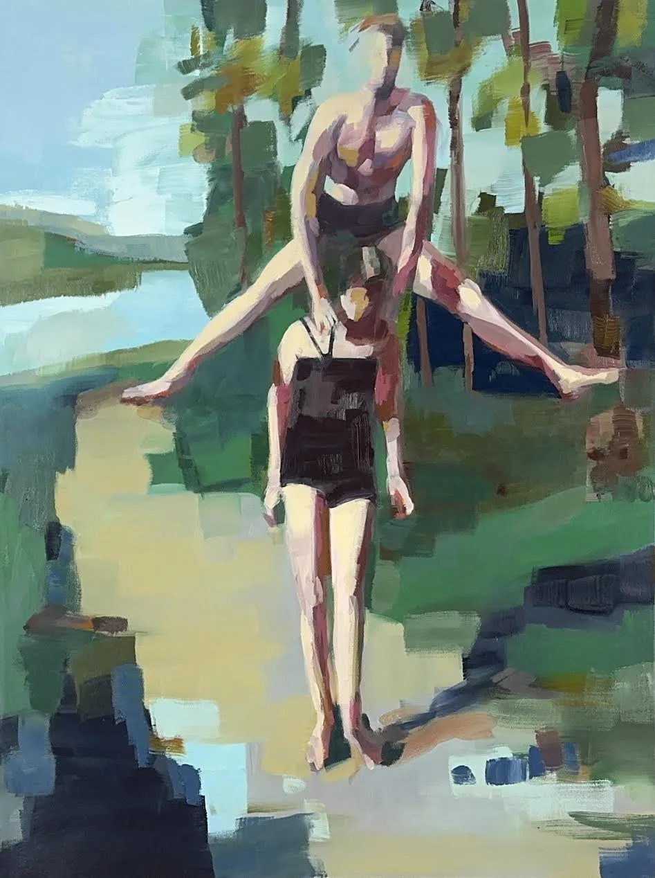   Sprung , oil on canvas (framed) 30”x40” 2026 