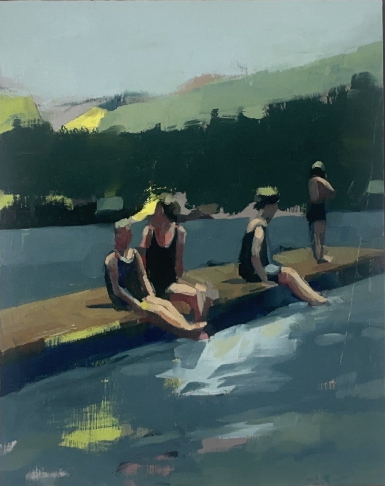   am See ,  oil on panel, 14”x11”  2026 sold 