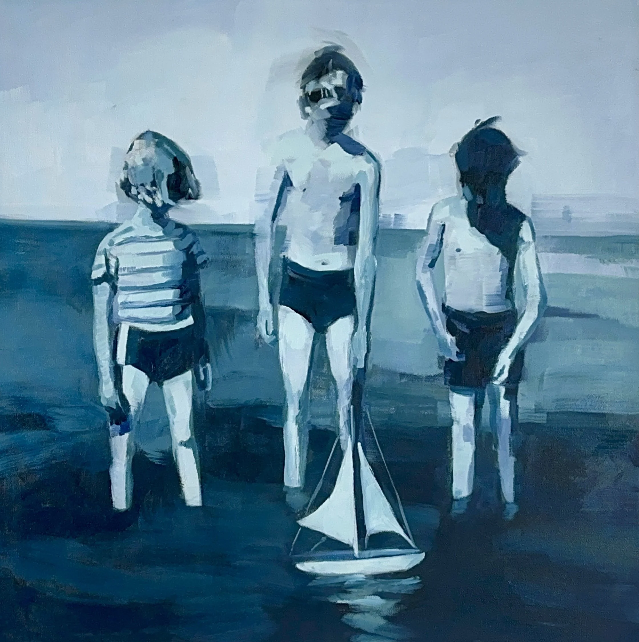   Segler , oil on canvas, 24”x24” (framed),  2026 