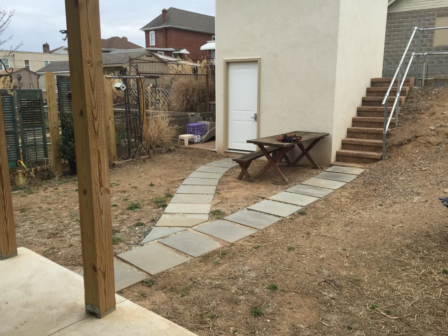 Side Yard BEFORE