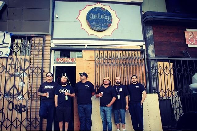 Thanks 🙏 to all the Deluxe Parlor friends and family , that came down to make sure  that the businesses were safe. During these awakening times.