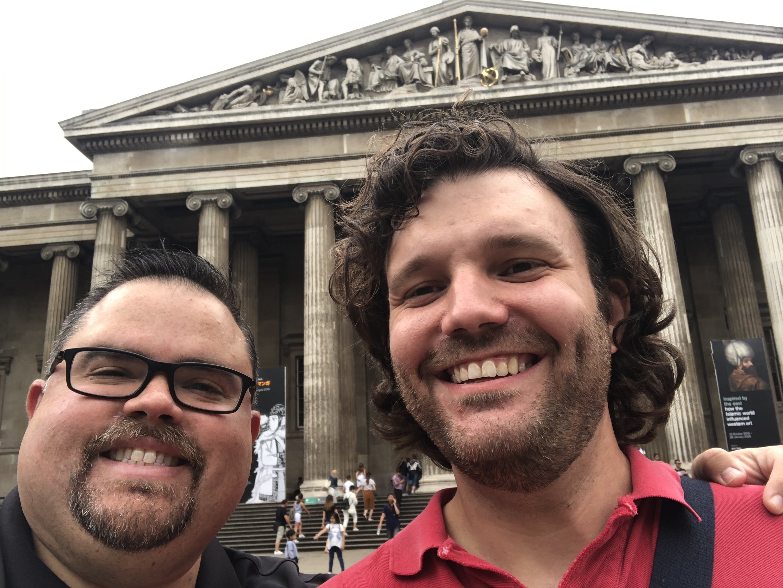 Peter and I at the British Museum