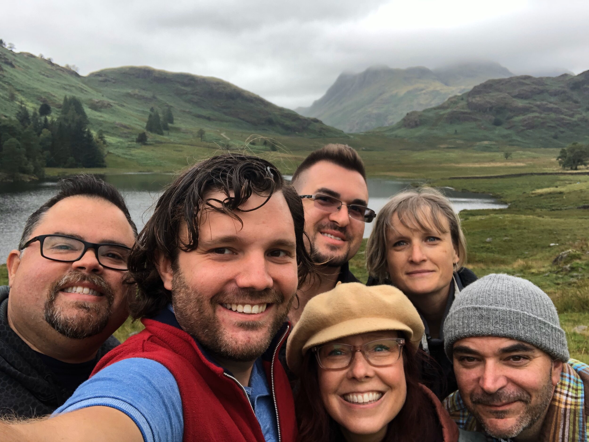 The Crew exploring the Lake District