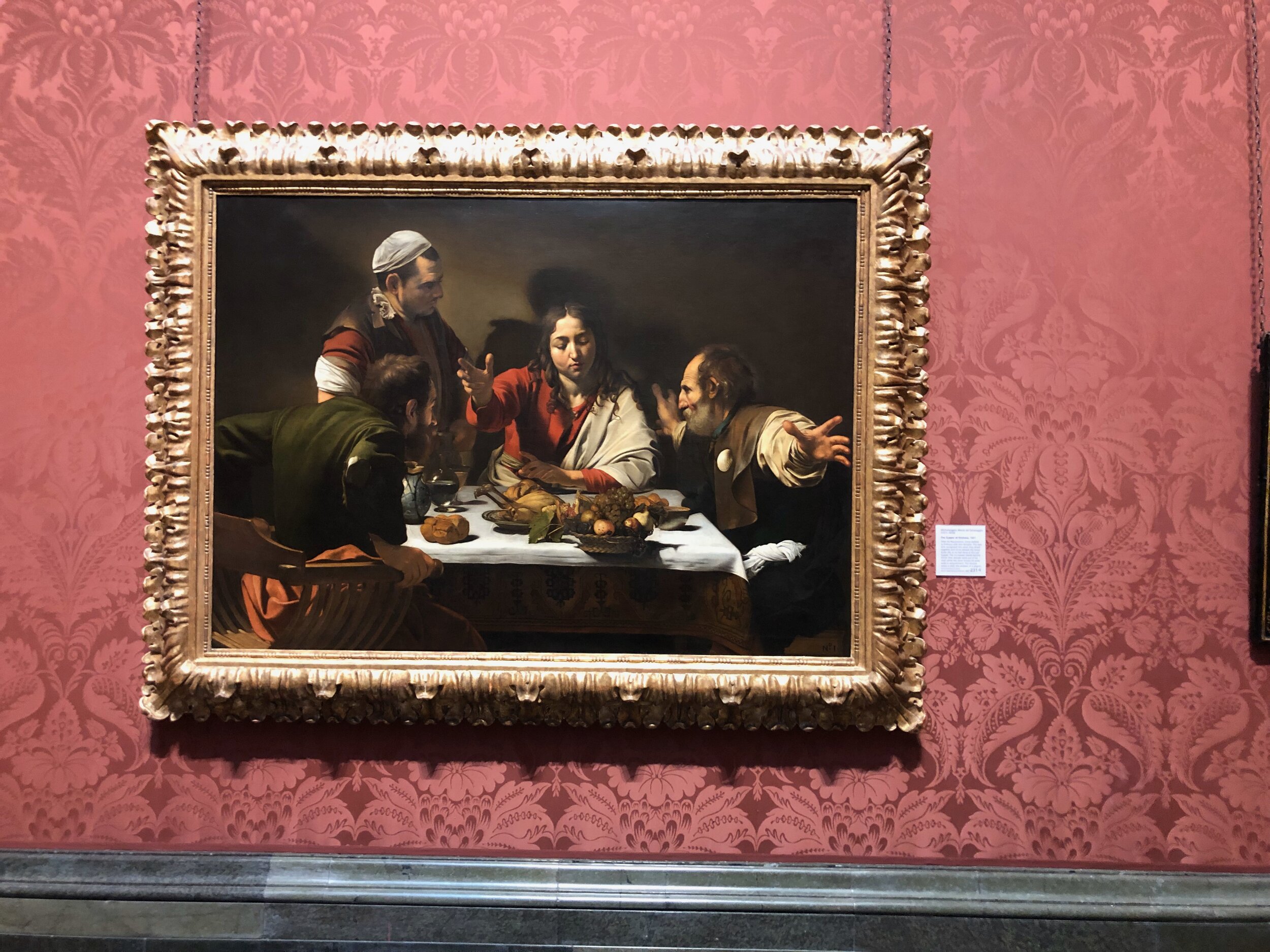 Caravaggio's "Supper at Emmaus"