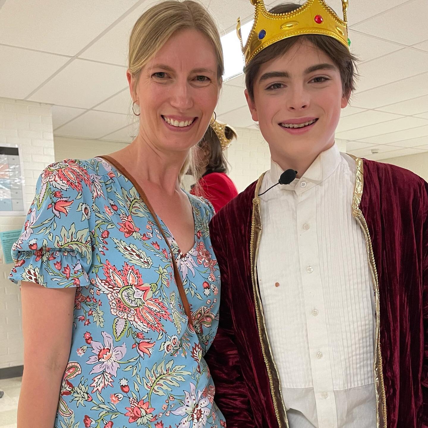 We had an arts filled Saturday. I took my children to see my awesome student, Charlie Russell, play Prince Dauntless in Once Upon A Mattress Jr. at Carl Sandburg Middle School (it was my daughter&rsquo;s first musical and she loved it!). 

We met up 