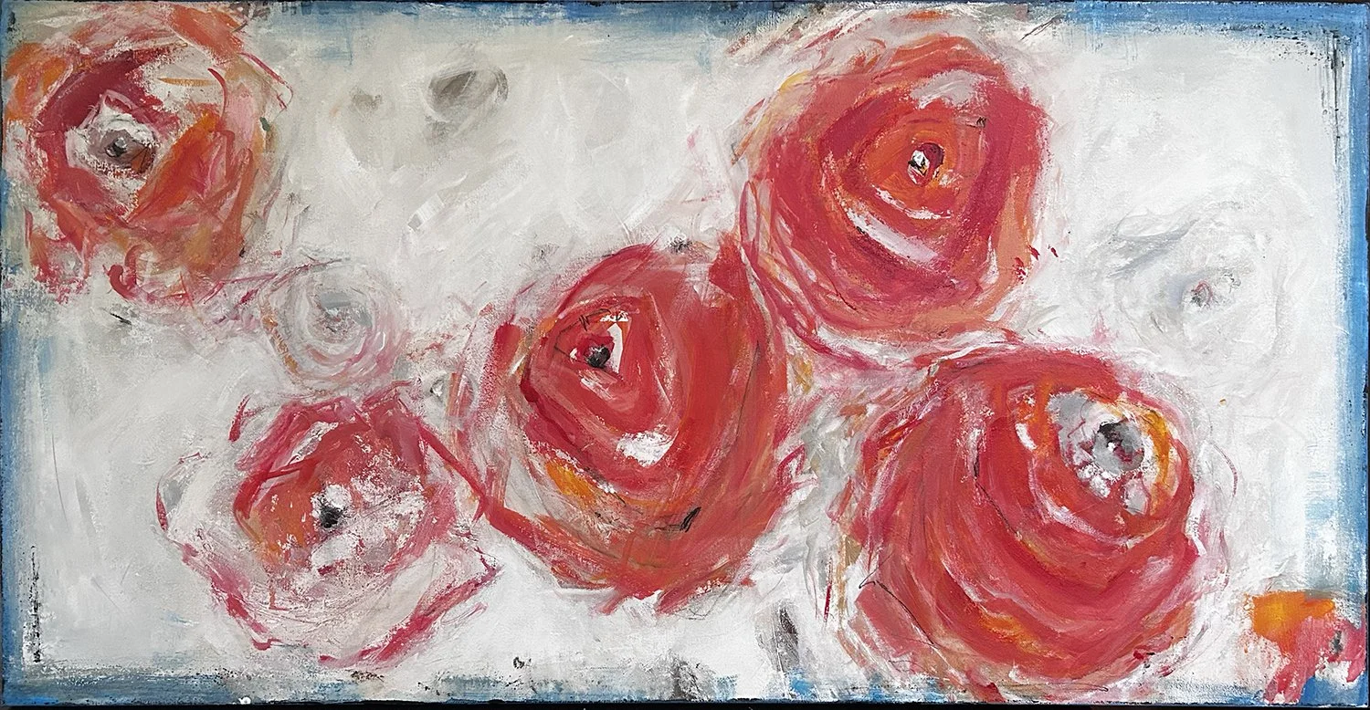 Petals + Tides 24 x 48 SOLD
