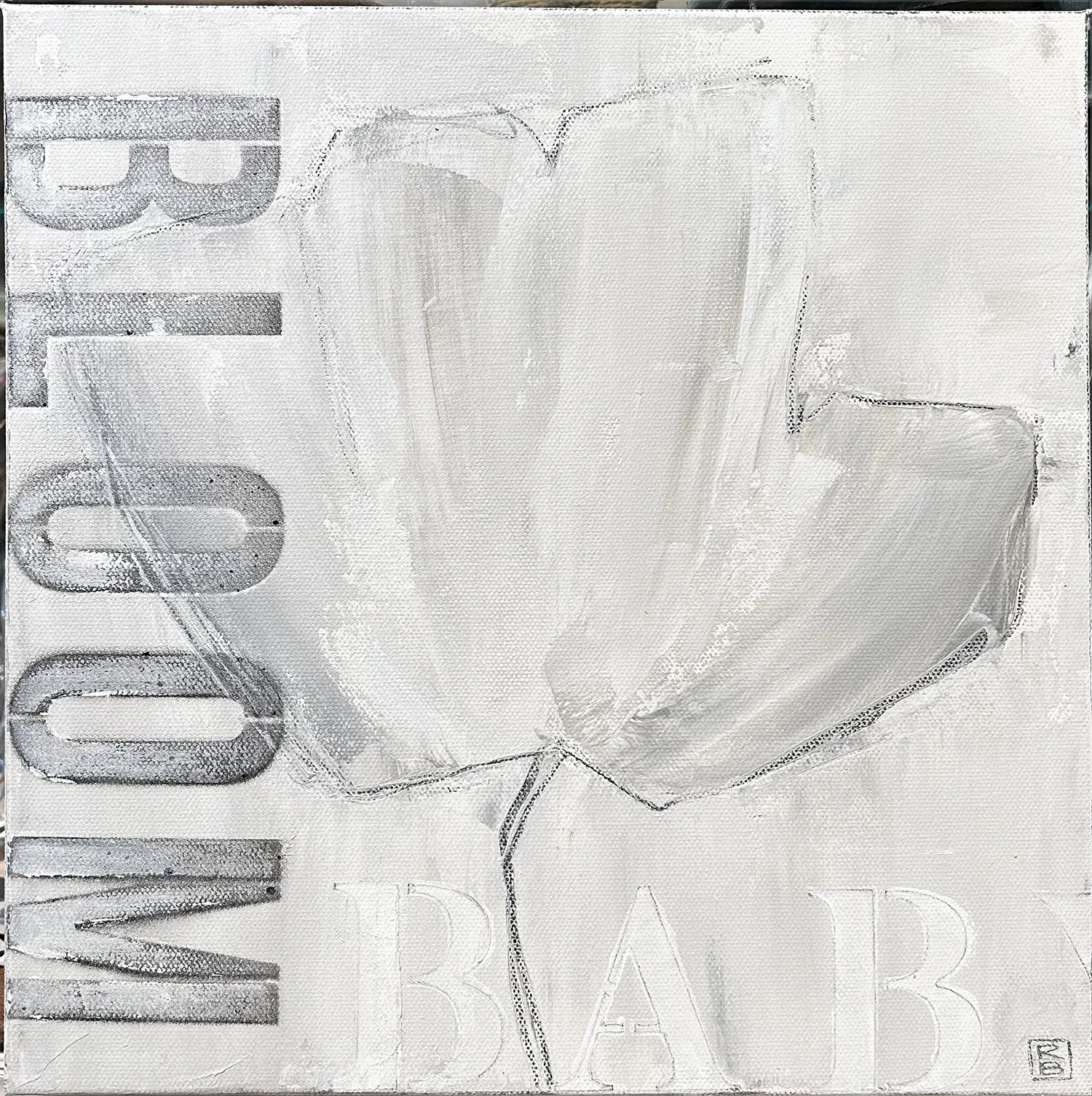BLOOM b a b y Grey 12x12