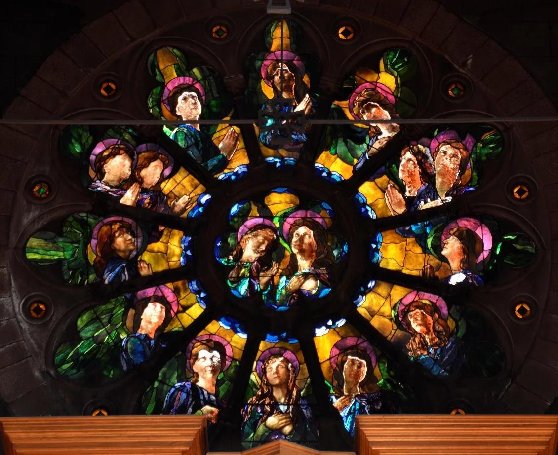 The John LaFarge window at The Cathedral of All Saints, Albany, NY