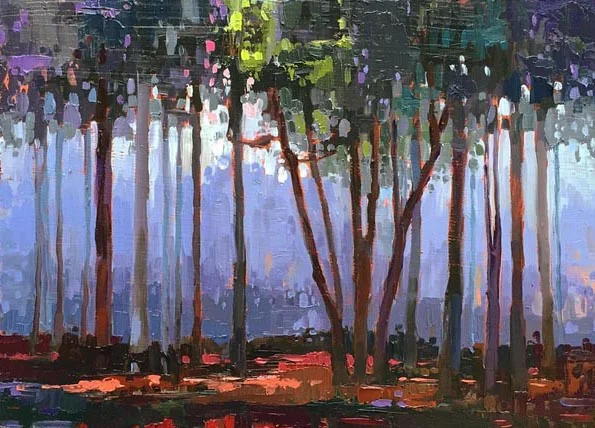 Trees Blue