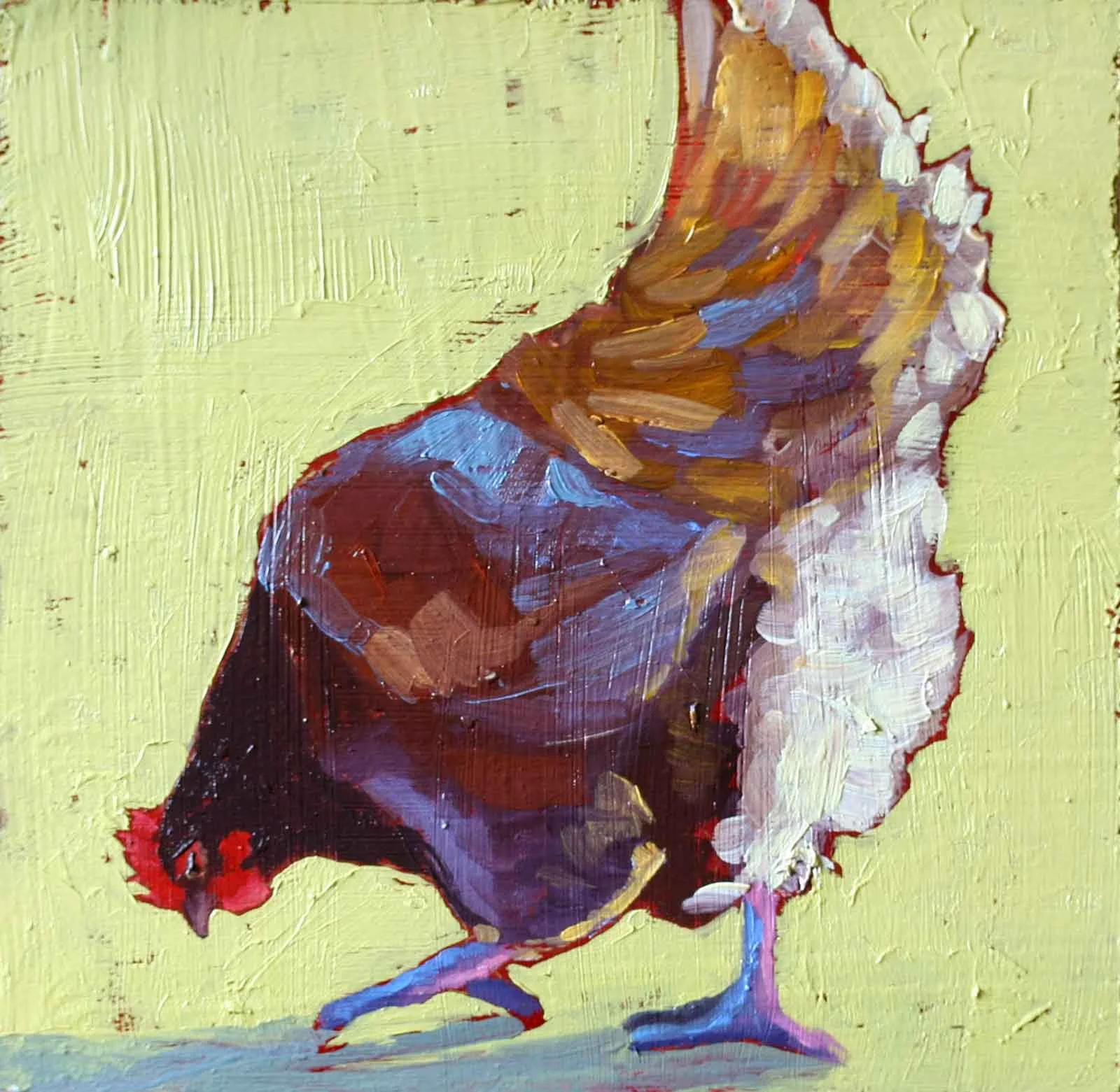 Brown Chicken (On Hot Yellow)