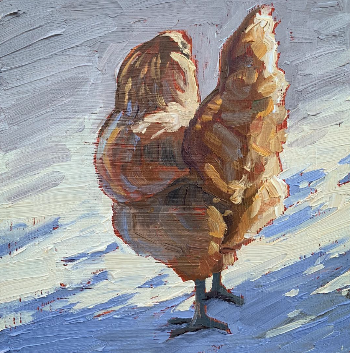 oil on board - 6” x 6” sold