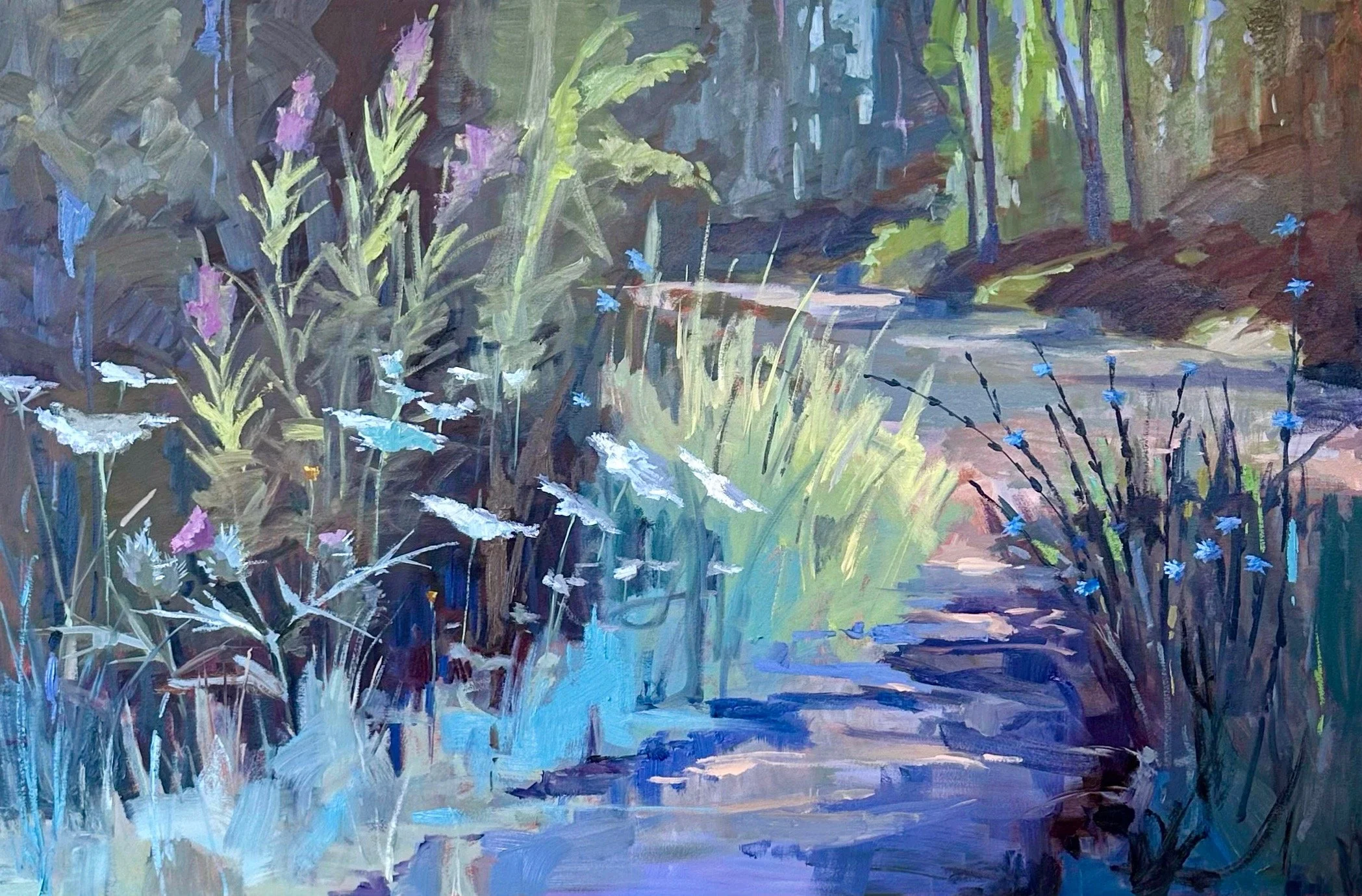 Late Summer Joy Along My Path (SOLD)