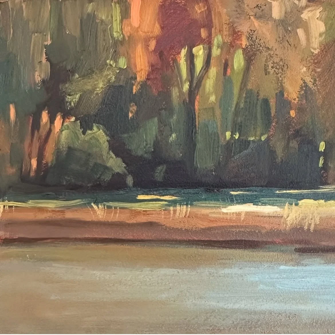 Pond in Fall Light