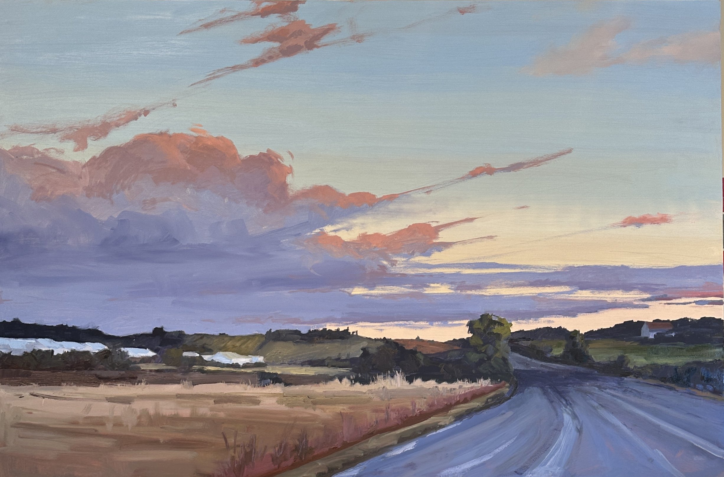 Bishop Scott Road at Twilight