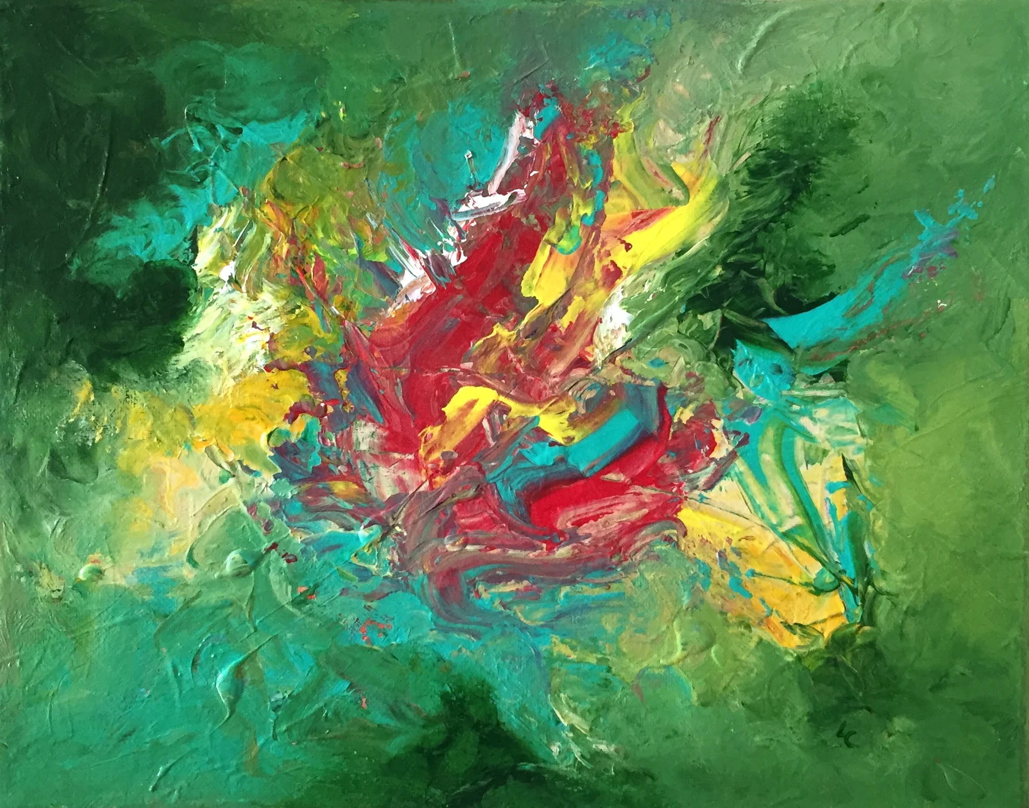 Rediscovering Atlantis 11" x 14" acrylic on canvas