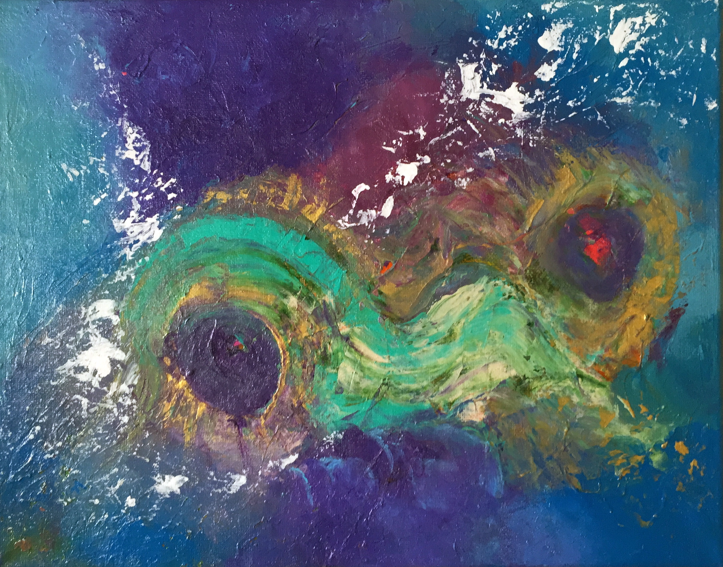A Star is Born 11" x 14" acrylic on canvas
