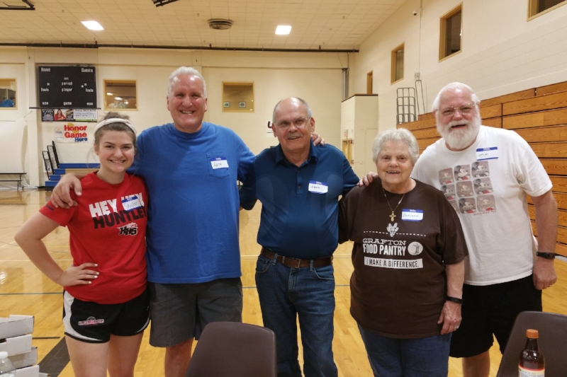 Stamp Out Hunger 2017 - Thank you to our volunteers, the Huntley Postal Service and the public for donations.