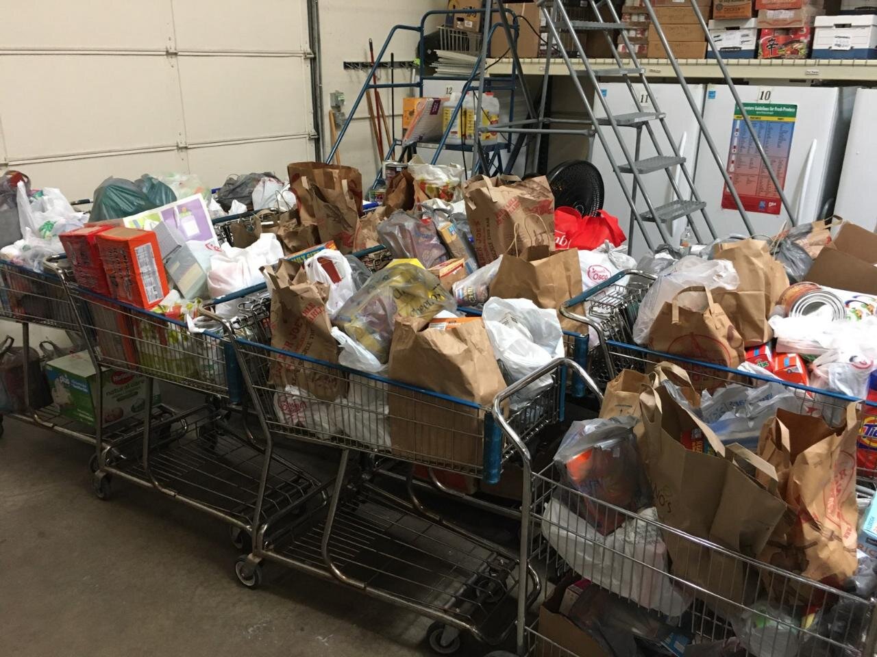  To Shepherd of the Prairie: Thank you for hosting.. reaching out to other local churches... and to the amazing community in which we live to conduct a food drive on the morning of June 6. Over $5600.00 plus food/personal care  items to fill all of o