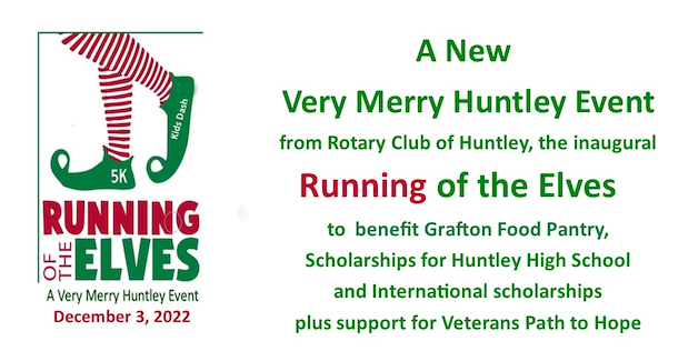 Running of the Elves presented by the Rotary Club of Huntley