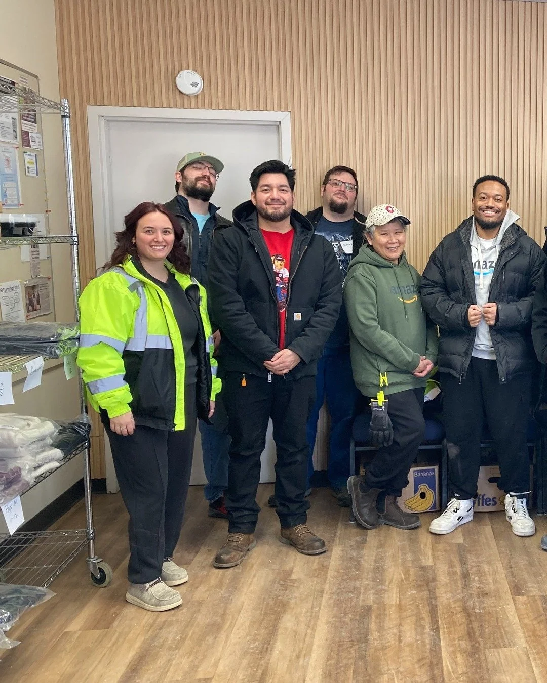 Huge thanks to Amazon Huntley for volunteering and showing up with amazing team spirit and hard work!