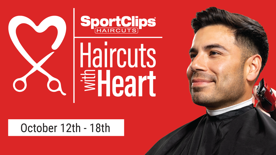 Haircuts with Heart at SportsClips of Huntley