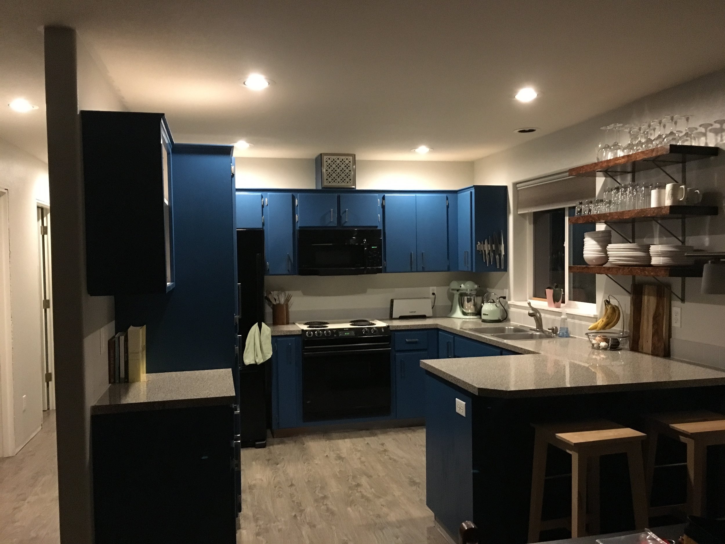 I love how the cheerful blue seems to change throughout the day, depending on the lighting