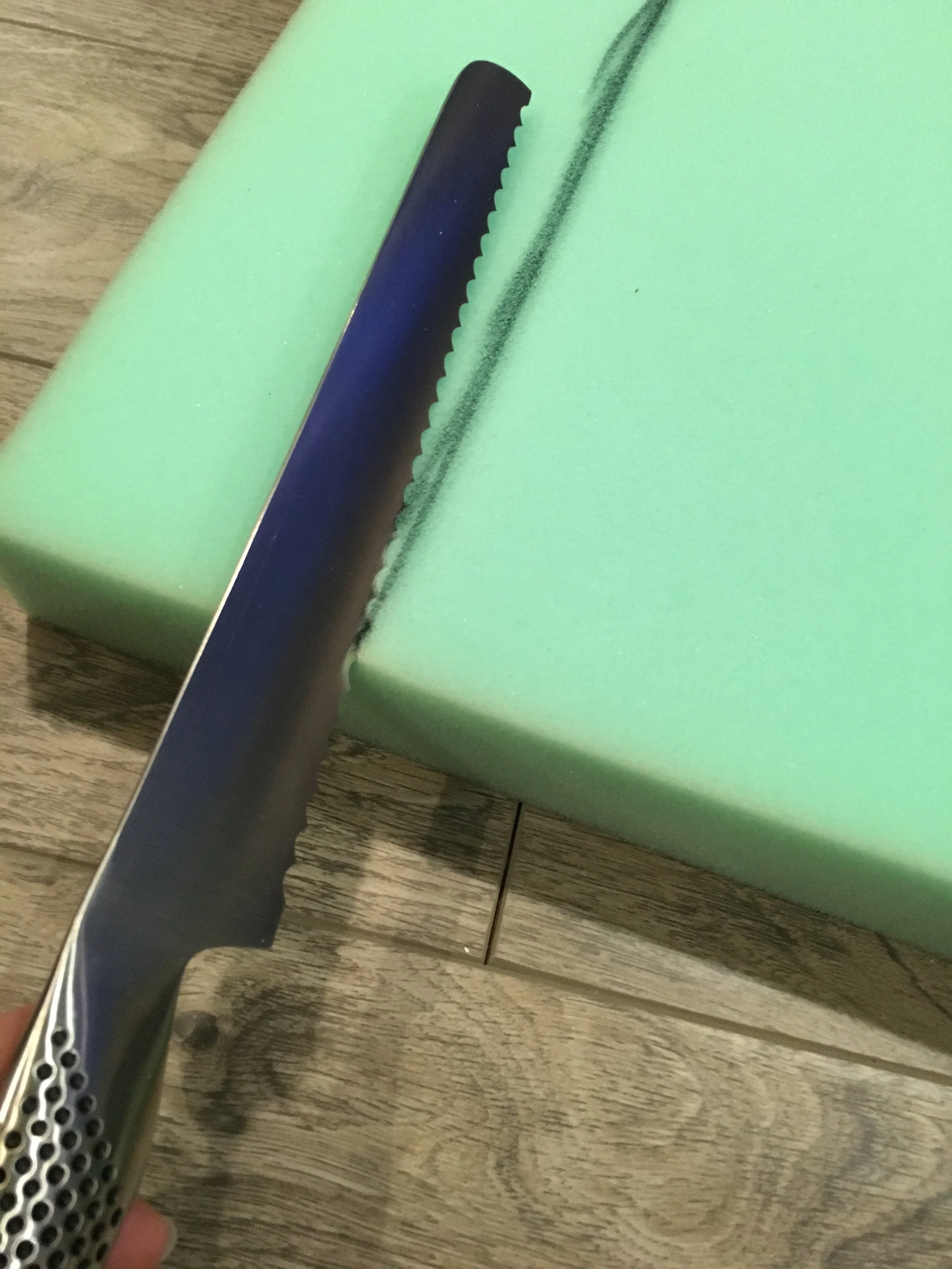 Just use a bread knife
