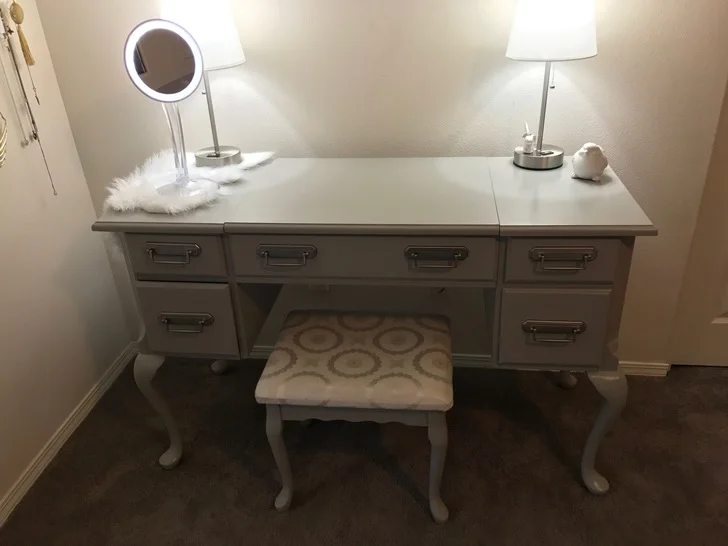 My favorite feature is definitely the flip up mirror/makeup drawer.